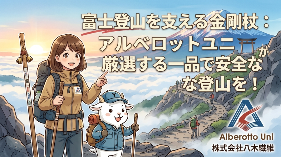 富士登山を支える金剛杖：アルベロットユニが厳選する一品で安全な登山を！