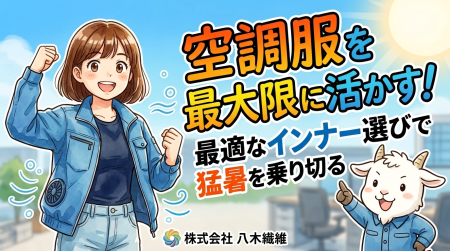 空調服を最大限に活かす！最適なインナー選びで猛暑を乗り切る