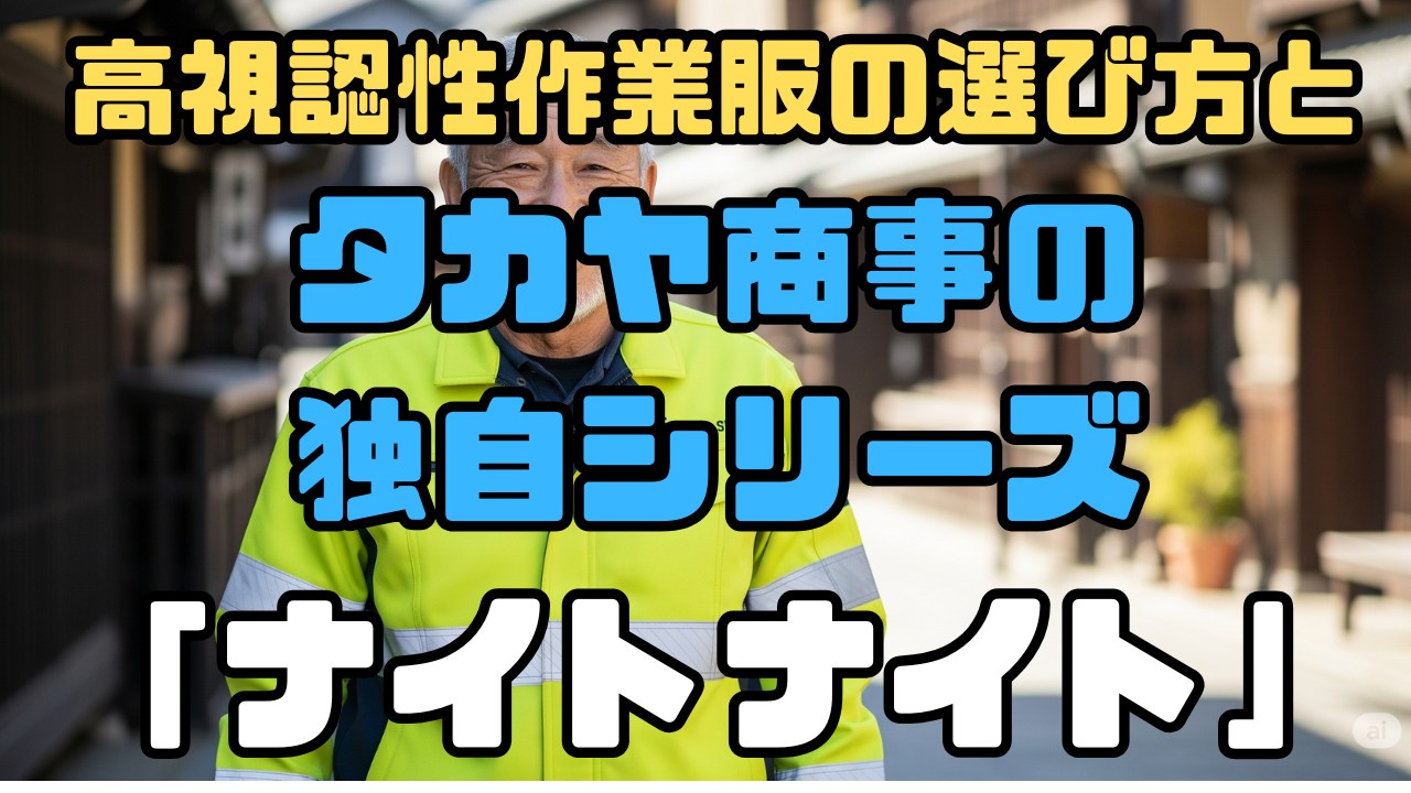 タカヤ商事高視認服ナイトナイト