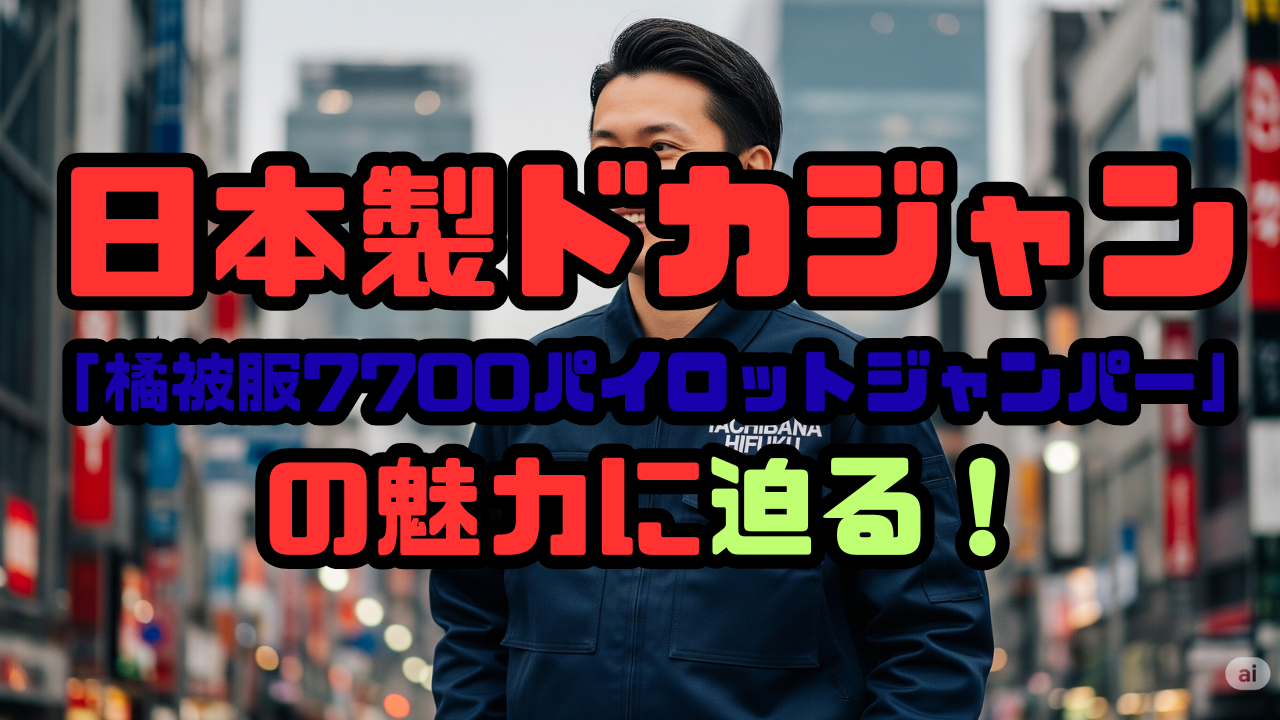 日本製ドカジャン-「橘被服7700パイロットジャンパー」-の魅力に迫る！