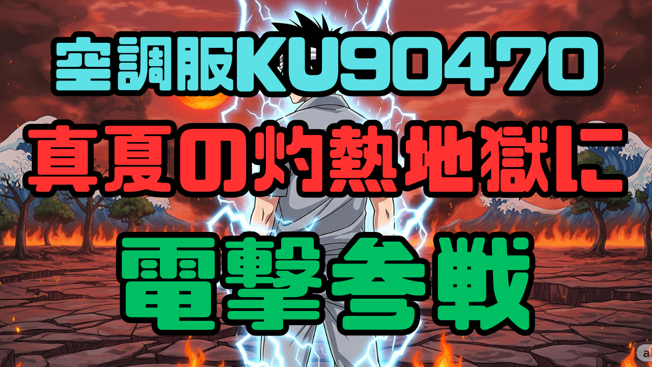 空調服KU90470、真夏の灼熱地獄に電撃参戦
