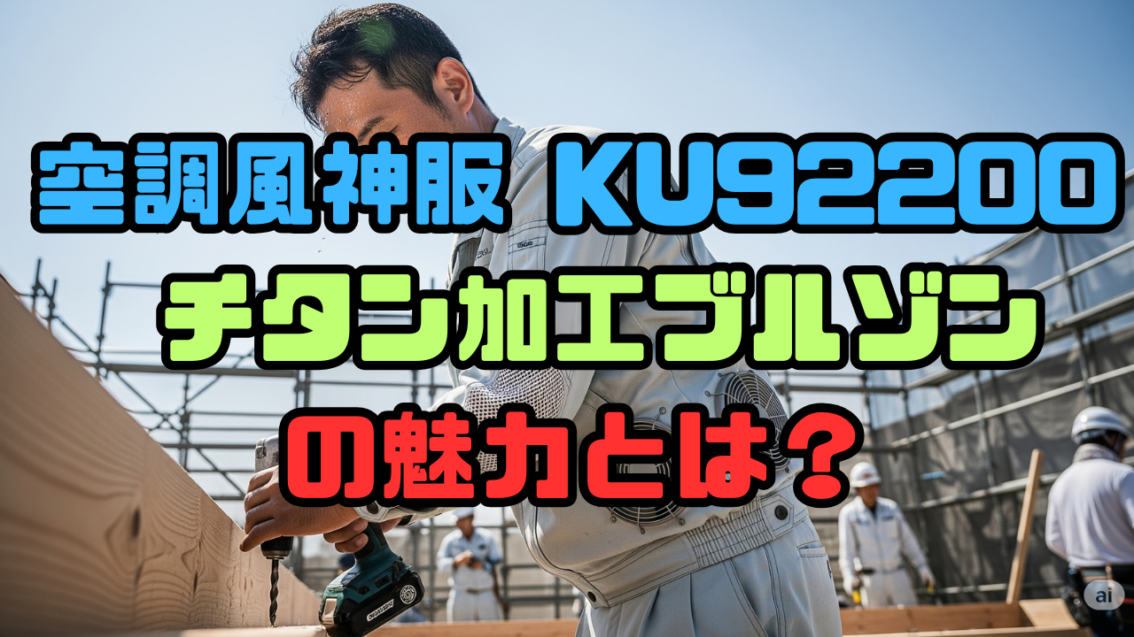 空調風神服 KU92200 チタン加工ブルゾンの魅力とは？