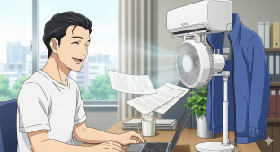 空調風神服アタッチメント