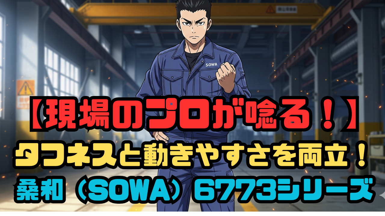 【現場のプロが唸る！】タフネスと動きやすさを両立！桑和（SOWA）6773シリーズ