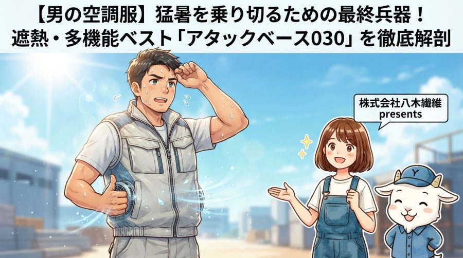 【男の空調服】猛暑を乗り切るための最終兵器！遮熱・多機能ベスト「アタックベース030」を徹底解剖