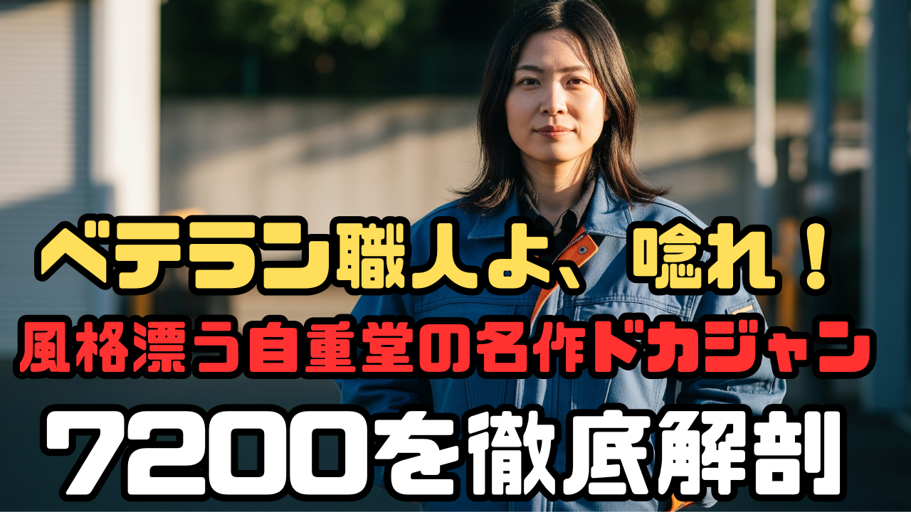 ベテラン職人よ、唸れ！風格漂う自重堂の名作ドカジャン7200を徹底解剖