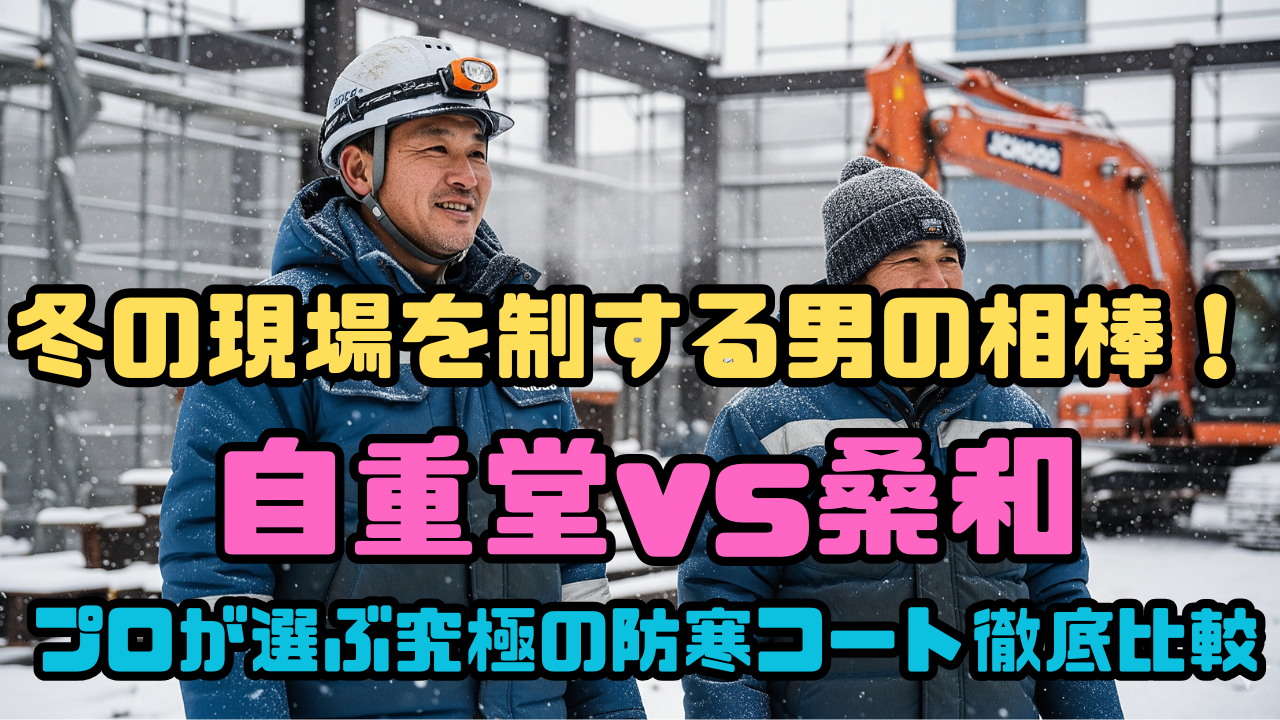 冬の現場を制する男の相棒！ 自重堂vs桑和、プロが選ぶ究極の防寒コート徹底比較