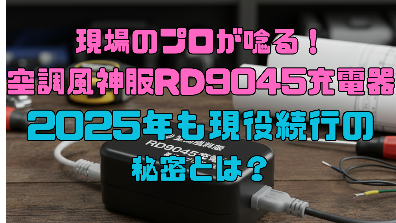 現場のプロが唸る！空調風神服RD9045充電器、2025年も現役続行の秘密とは？