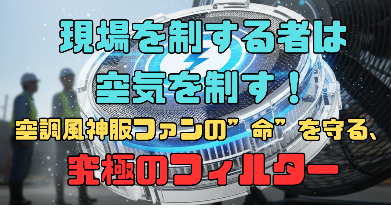 現場を制する者は空気を制す！空調風神服ファンの”命”を守る、究極のフィルター
