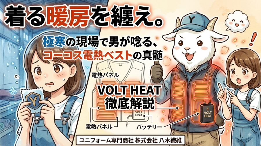 着る暖房を纏え。極寒の現場で男が唸る、コーコス電熱ベストの真髄【VOLT HEAT徹底解説】
