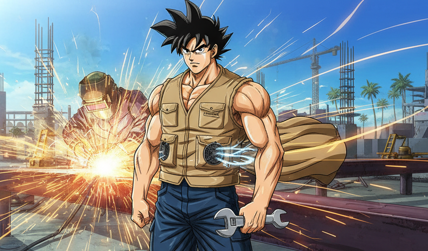 【男の現場服革命】猛暑と火花を制圧する「綿100%空調服ベスト」タカヤ商事 GCK004