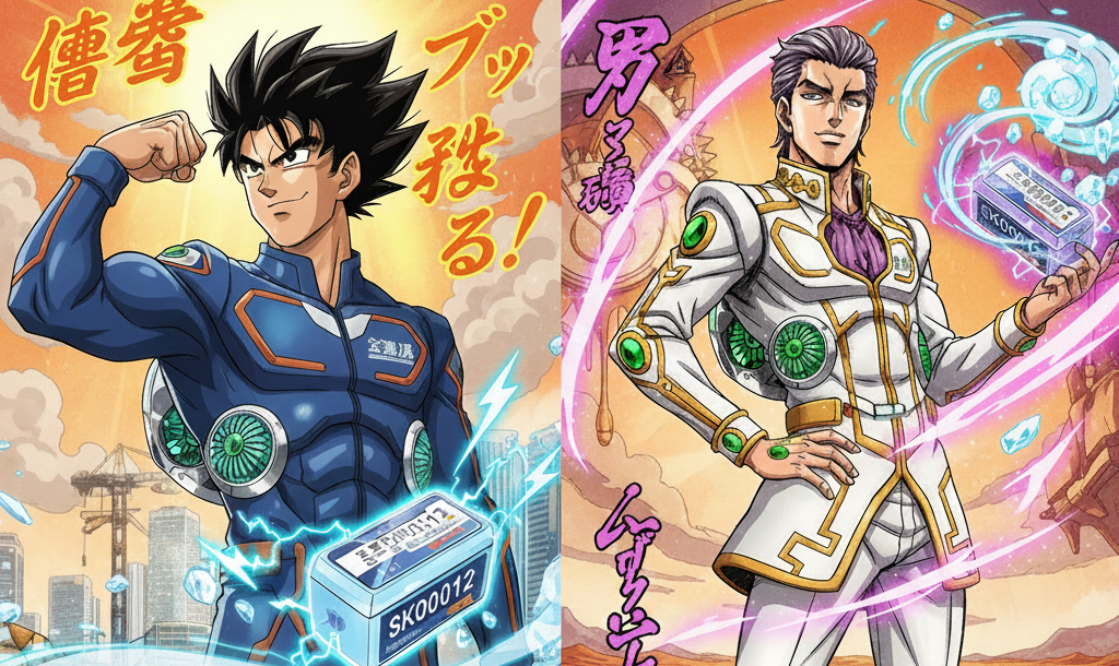 猛暑をブッ飛ばす！男を磨く空調服の『心臓部』が14.4Vに進化！【SK00012】