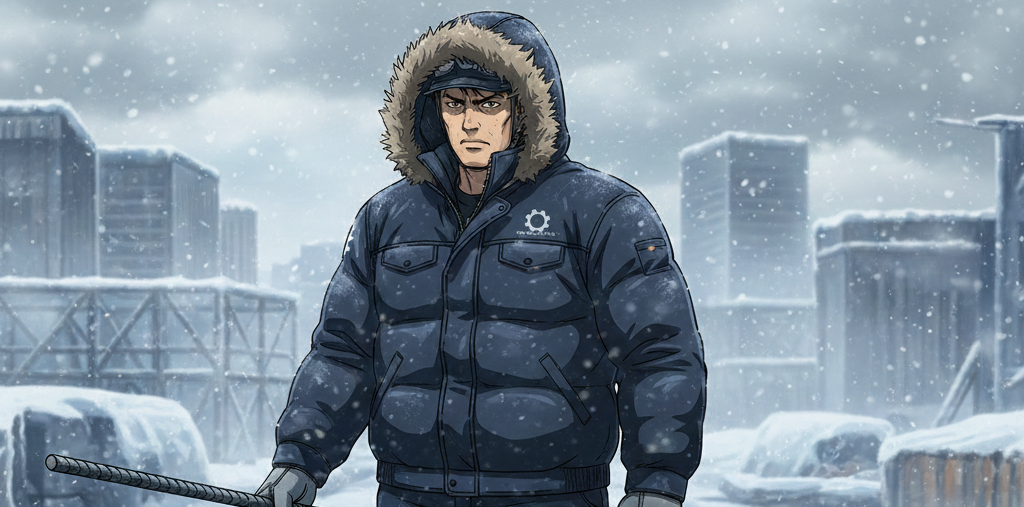 真冬の現場を制する中綿入りドカジャン。男が求める「強さ」を具現化するSOWA×アルベロットユニの野心作