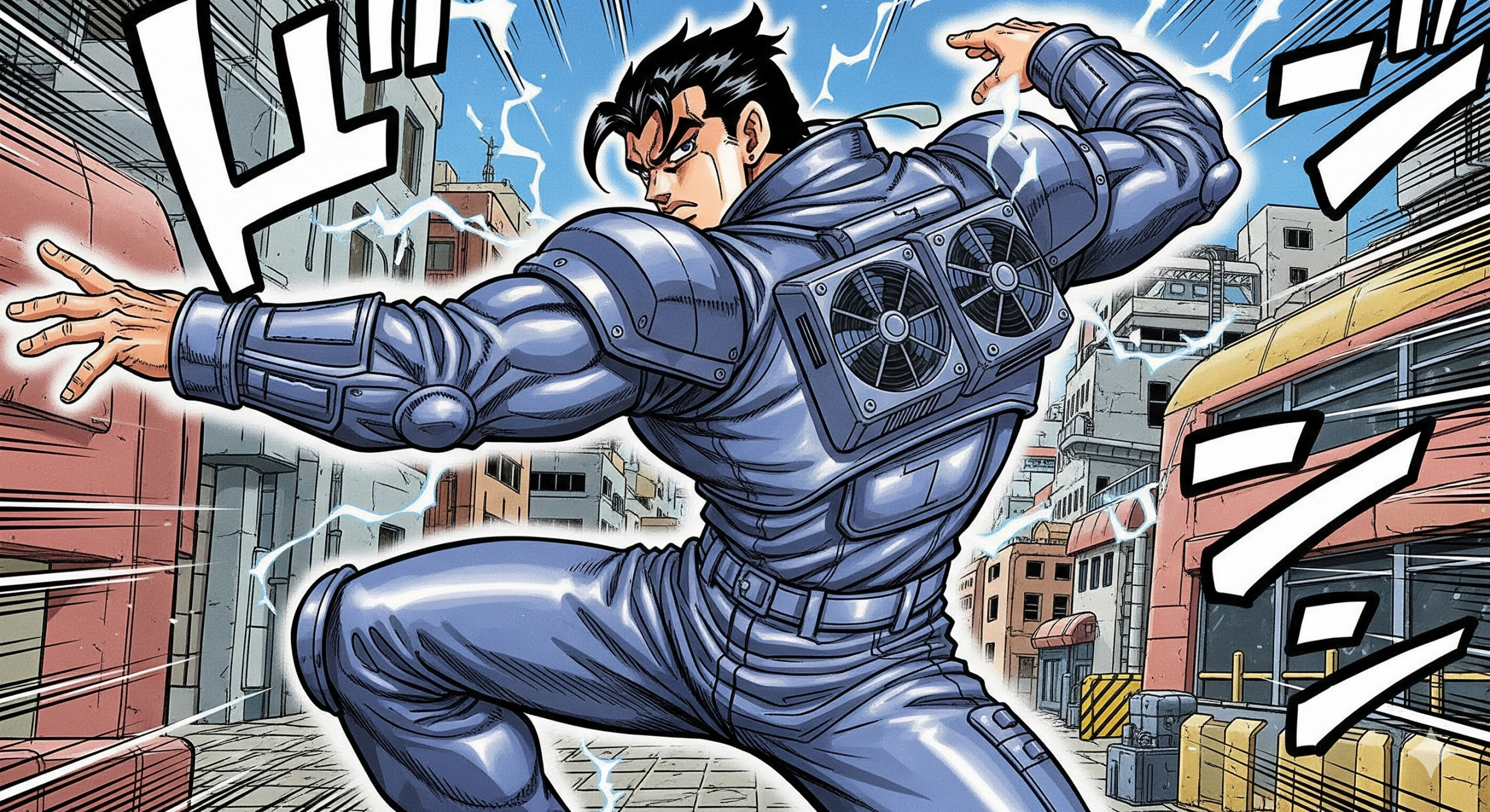 イケてる男の『動く要塞』、Z-DRAGON 74000空調服が実現する究極の涼しさ