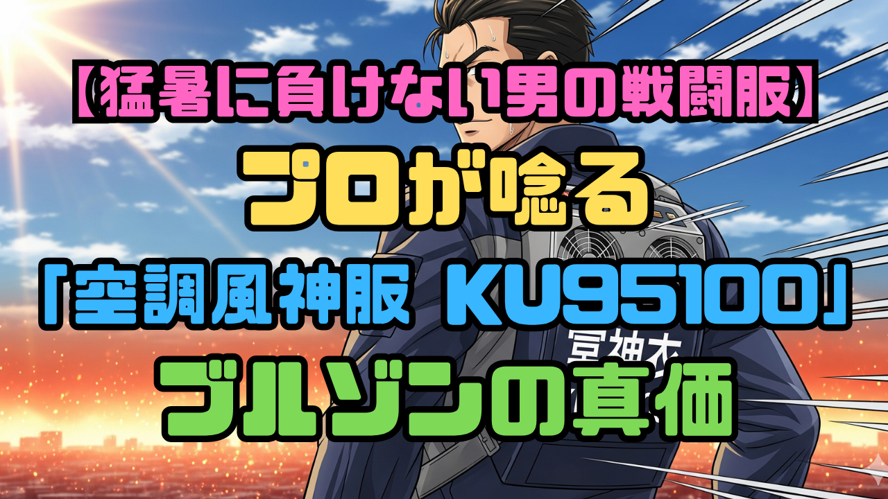 【猛暑に負けない男の戦闘服】プロが唸る「空調風神服 KU95100」カーキ・ブルゾンの真価