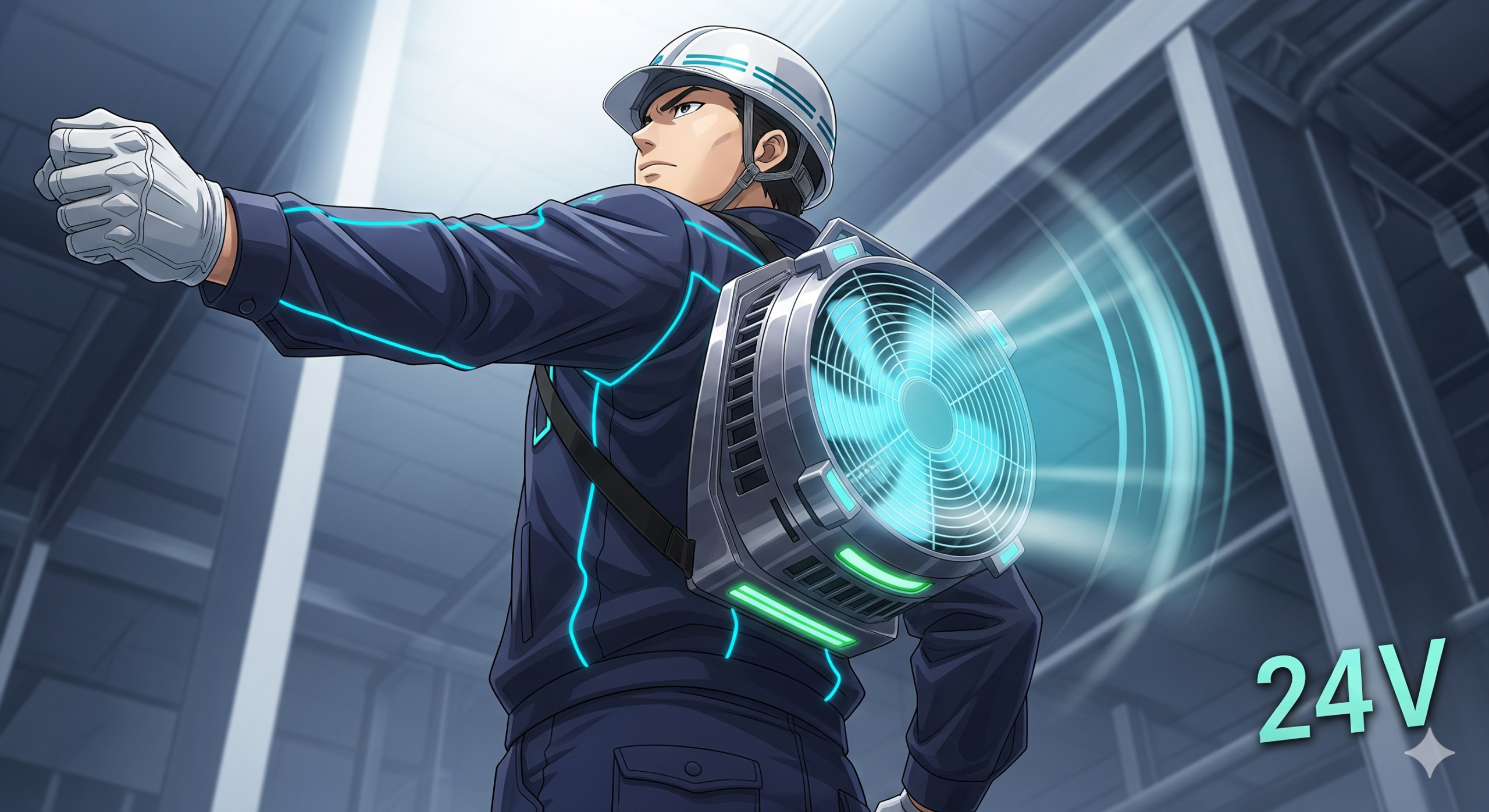 【2025年版】進化する男の現場ギア！24V最強「空調風神服」新型ファン取り付け＆爆風体感マニュアル