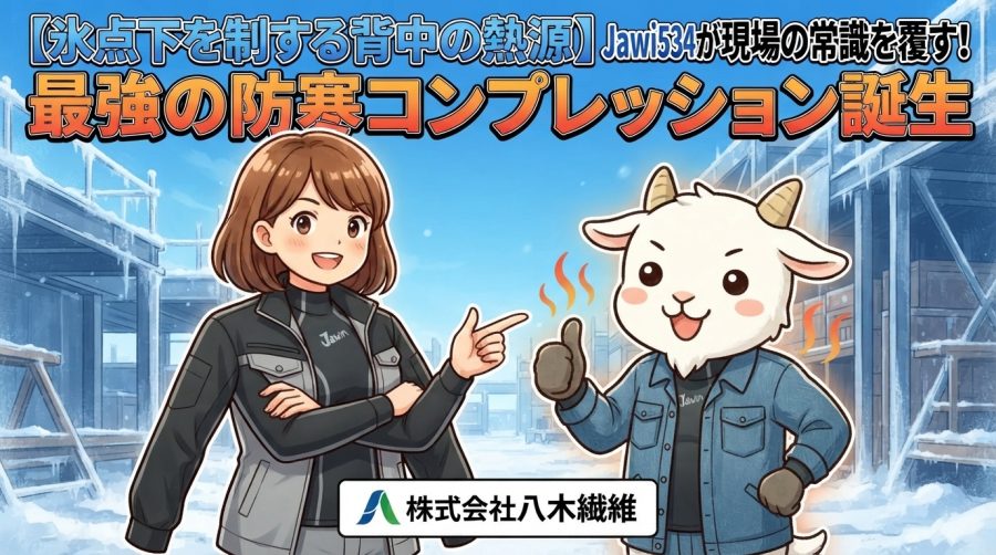 【氷点下を制する背中の熱源】Jawin 58234が現場の常識を覆す！最強の防寒コンプレッション誕生