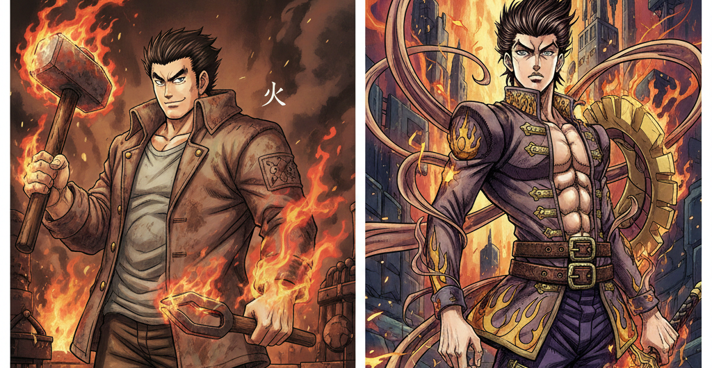 【火と鉄に愛される男の証】綿100%「カストロドカジャン