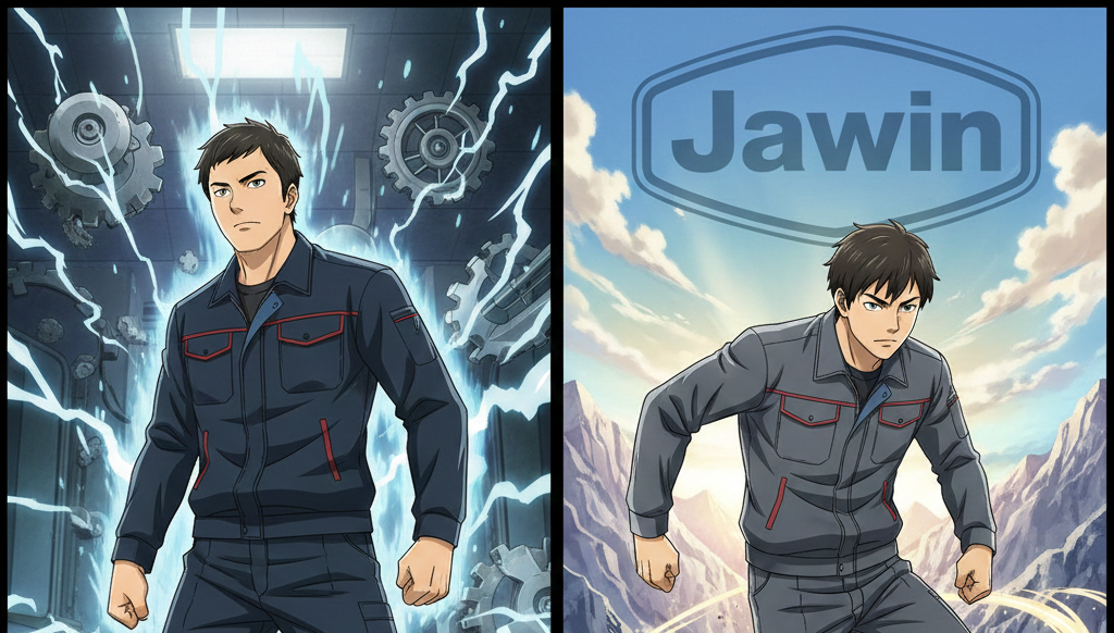 【覚醒する機動力】ポリウレタンを捨てた禁断のストレッチ。自重堂Jawin「52500」が現場の常識を塗り替える