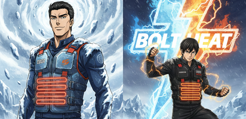 【零下の戦場を支配せよ】コーコス「ボルトヒート」が魅せる、男を熱くさせる電熱ベストの極致