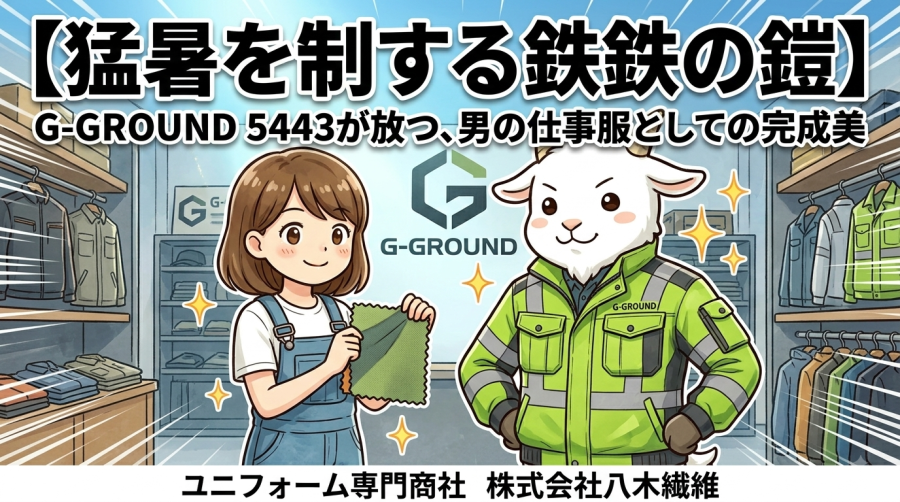猛暑を制する鉄鉄の鎧。G-GROUND 5443が放つ、男の仕事服としての完成美