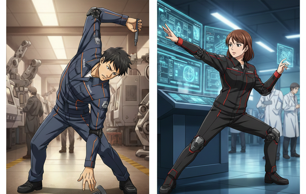 現代の職人魂を呼び覚ます！可動域が限界突破した「タカヤ商事TWA103」が作業服の常識を塗り替える