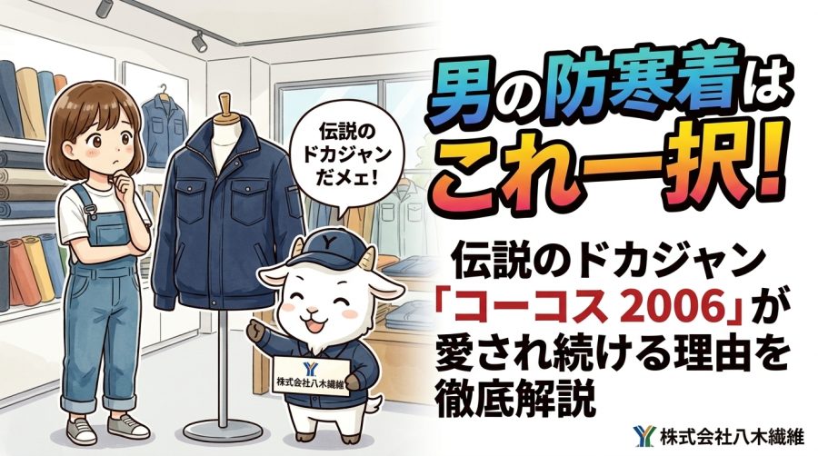 男の防寒着はこれ一択！伝説のドカジャン「コーコス 2006」が愛され続ける理由を徹底解説