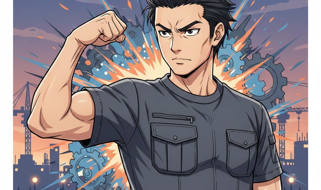 【イケてる男性が唸る】収納力という名の武器。コーコス「G-947G-958」5ポケットTシャツが現場の常識を塗り替える