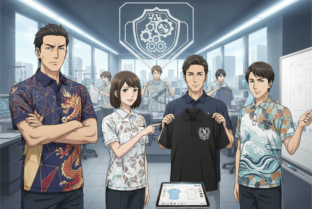【唯一無二の矜持を纏え】既製品を凌駕する「完全オリジナルポロシャツ」という最強の武器。現場の格を上げる3つの戦略