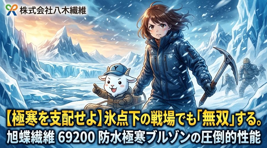 【極寒を支配せよ】氷点下の戦場でも「無双」する。旭蝶繊維 69200 防水極寒ブルゾンの圧倒的性能