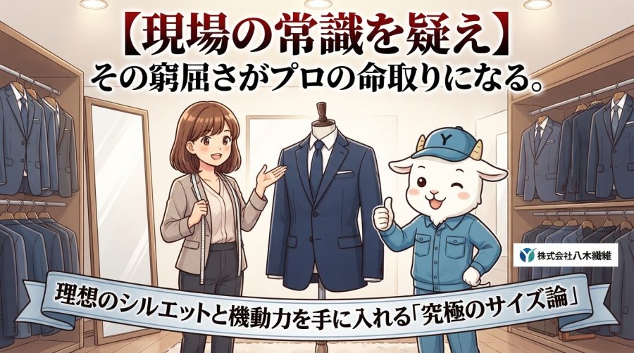 【現場の常識を疑え】その窮屈さがプロの命取りになる。理想のシルエットと機動力を手に入れる「究極のサイズ論」