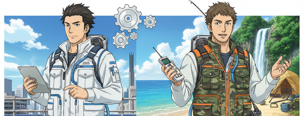 【男のギア】多機能の極致。サンエス空調風神服「KU92132」が現場と遊びの境界を破壊する