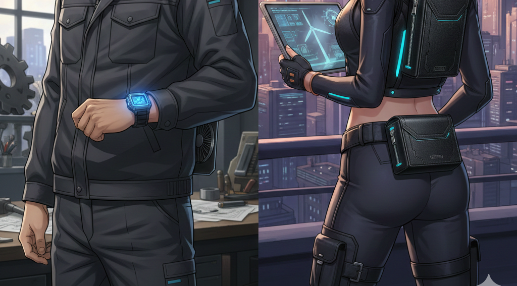 【男の格を上げる】空調風神服を完成させる「漆黒の合皮」バッテリーケースという選択肢