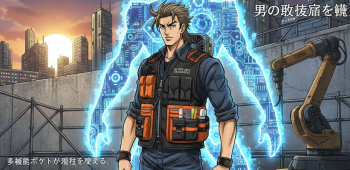 【男の武器庫を纏え】多機能ポケットが現場を変える。サンエス「KU92132」空調風神服ベストの衝撃