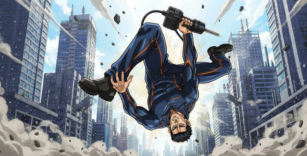 【限界突破の可動域】現場の「動く」を革新する。アイトスAZ6801ストレッチムービンカットが男の仕事を加速させる