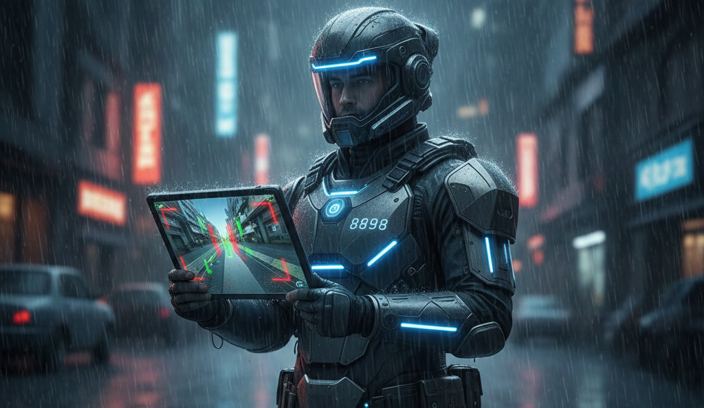 【雨天の死角を撃破】ジンナイ「8898」が導く、安全ベスト不要の次世代レイン装甲