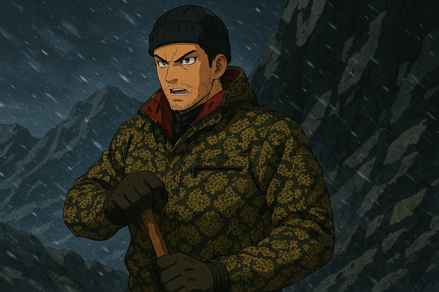 野性を解き放て。蛇柄ドットカモが現場を支配する。コーコスG-6025が魅せる破壊的インパクト