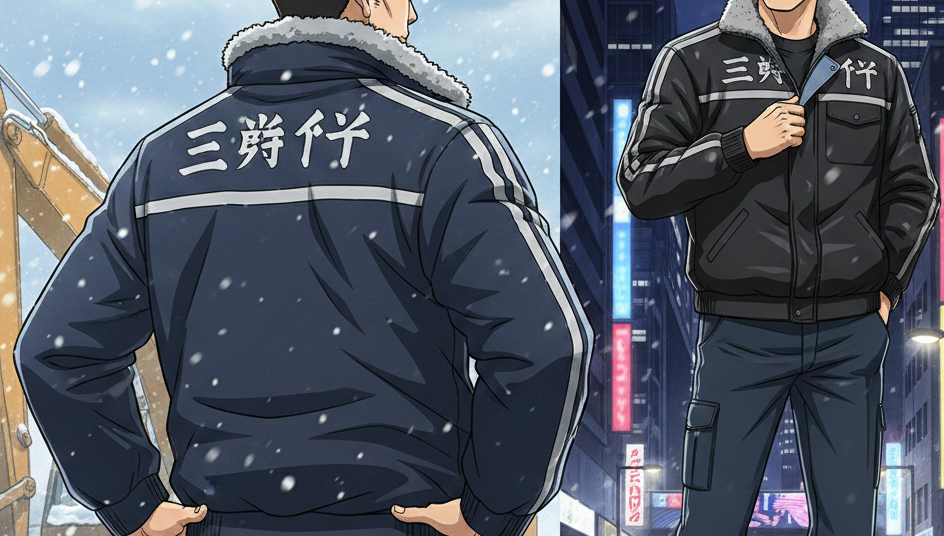 不朽の名作】漢の背中で語る防寒着。シンメン1777「三段鳶」ドカジャンが現代に放つ圧倒的存在感