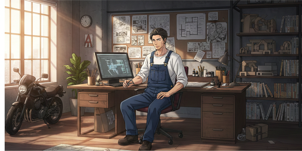 男の仕事場に色気と機能美を。桑和「1012-24 デニムサロペット」が現場の常識を塗り替える。