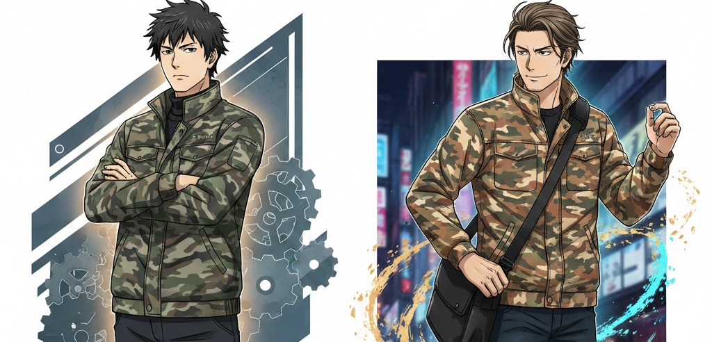 男の格を上げる迷彩の魔力。自重堂Jawin 58500軽防寒ジャンパーが選ばれる理由