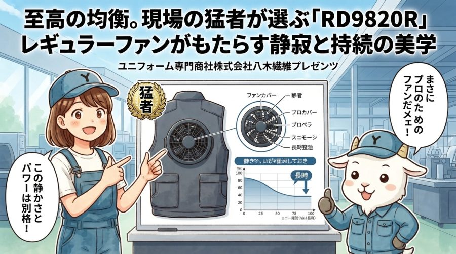 至高の均衡。現場の猛者が選ぶ「RD9820R」レギュラーファンがもたらす静寂と持続の美学