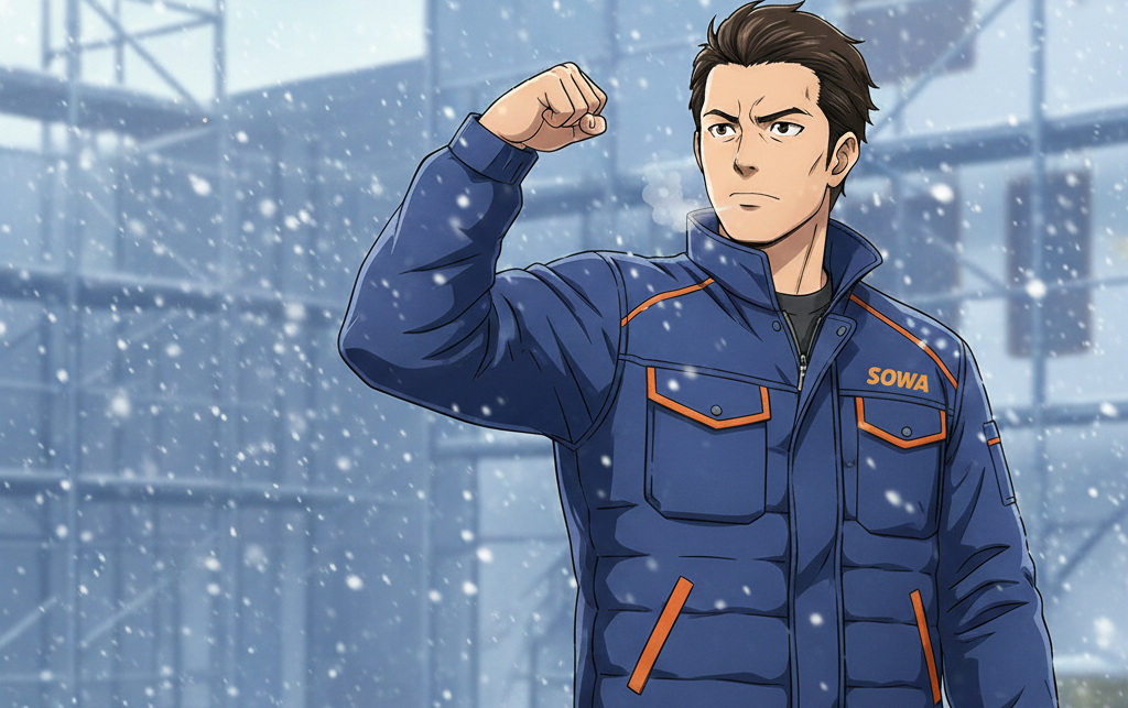 【冬の塗装・屋外作業に】桑和 7014-00 中綿ヤッケ徹底解説！軽さと暖かさを両立した「動ける防寒」の正体