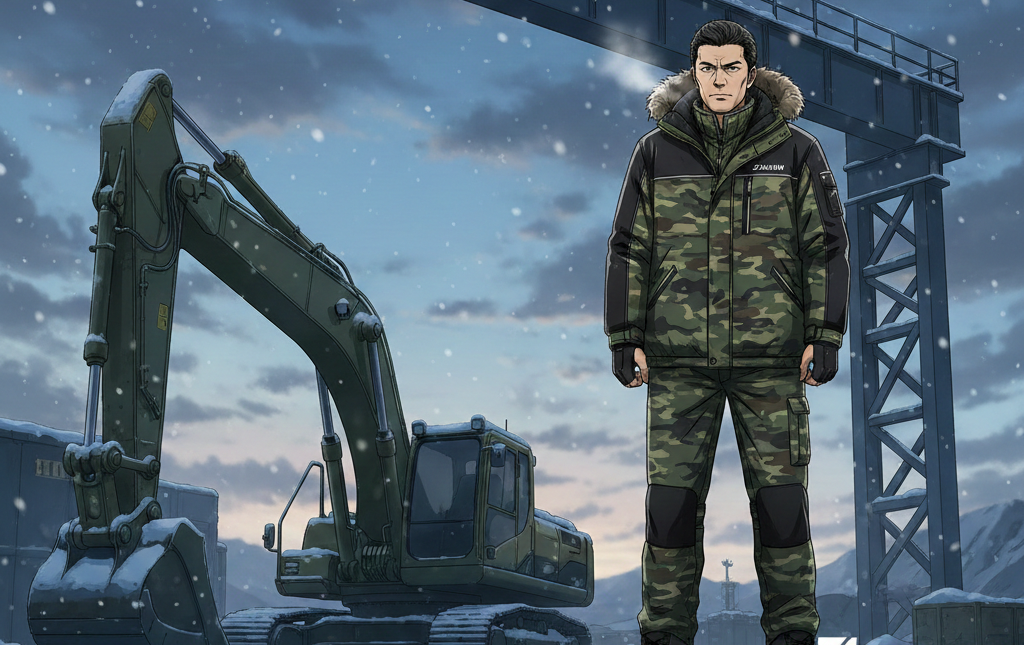 【冬の現場に迷彩のアクセント】自重堂Jawin 58700で決める！機能性とデザインを両立したカモフラ防寒ジャケット