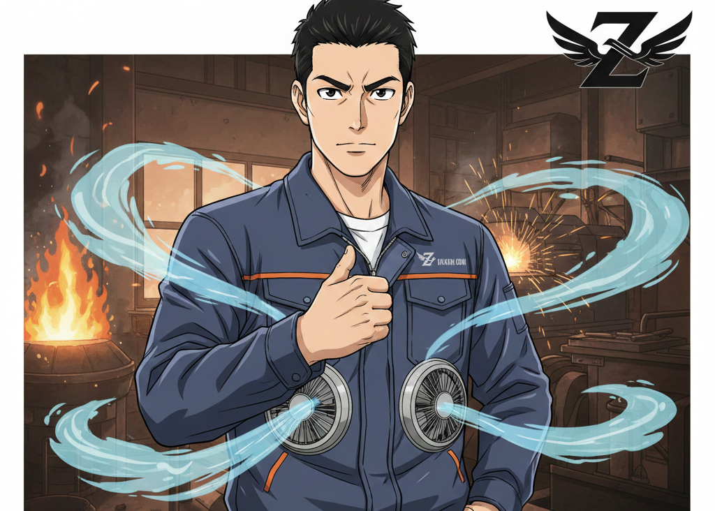 【綿100%空調服】自重堂Z-DRAGON 74000を徹底解説！火を扱う現場に最適な理由と着こなし術