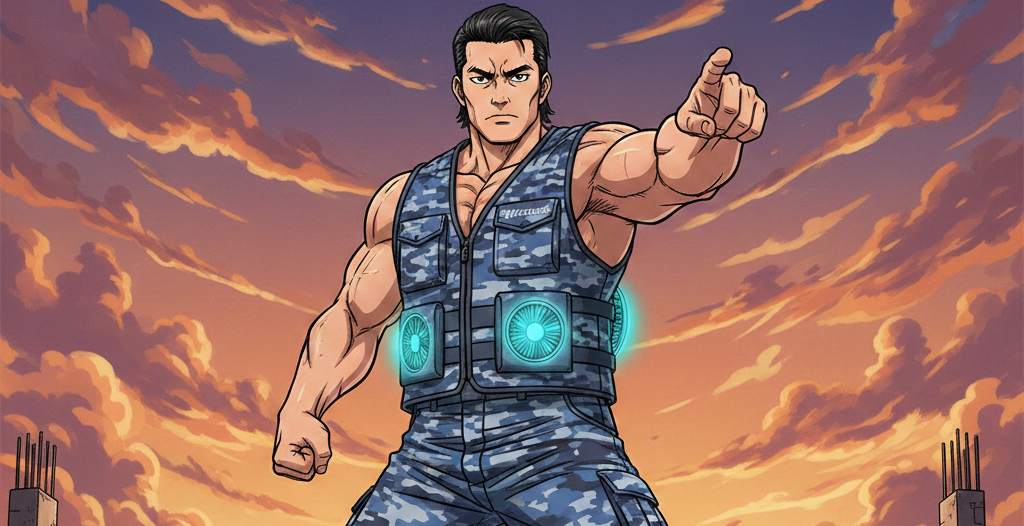 【自重堂 54130】空調服ベストの決定版！デジタルカモフラ柄で現場をオシャレにアップデート