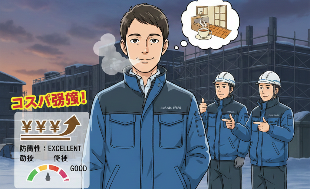 コスパ最強の作業用防寒着なら「自重堂 48080」！現場で愛され続ける理由とサイズ感をスタッフが伝授