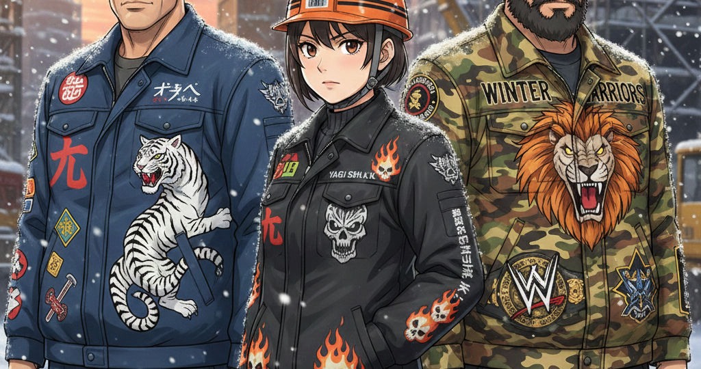 ドカジャンを刺繍・プリントでカスタム！冬の現場で映えるオリジナル防寒着の魅力と選び方