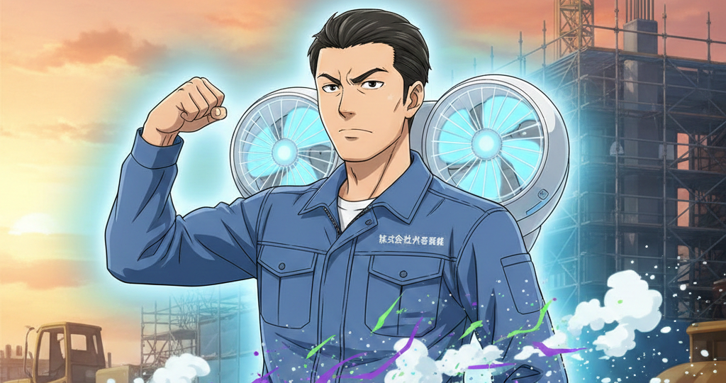 空調風神服RD9330PCプラズマクラスターファン徹底解説！現場のニオイ対策と消臭効果の真実