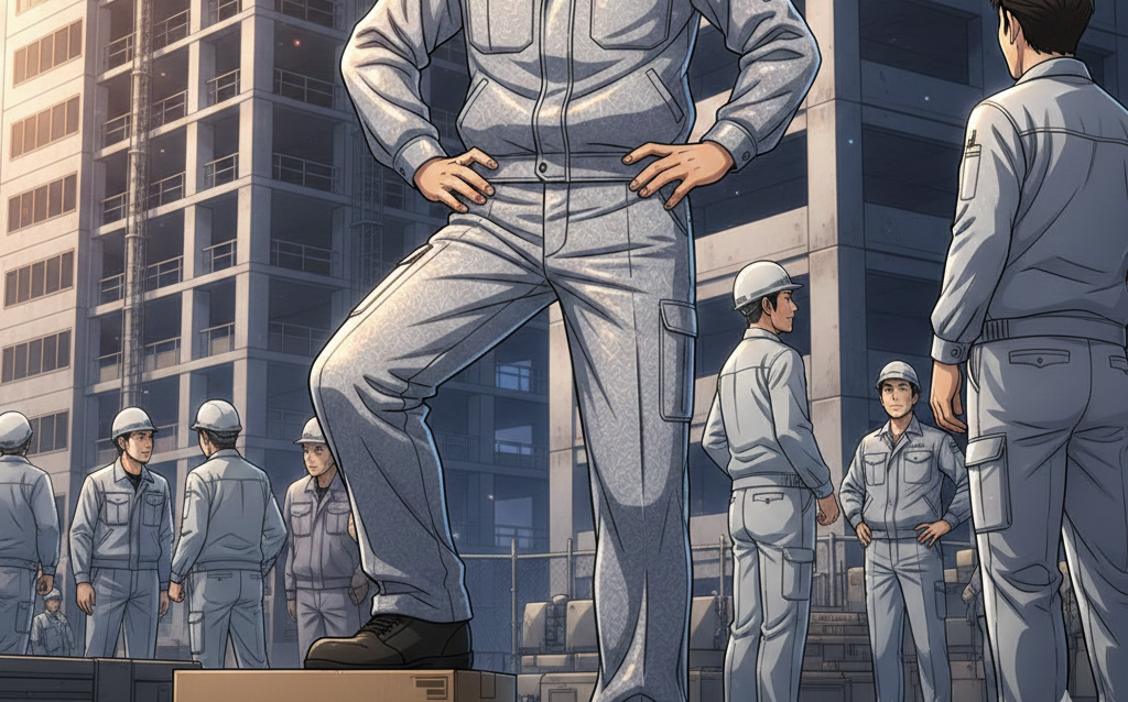 自重堂Jawin 52802レビュー！光沢感のある変わり織ストレッチカーゴパンツが現場を変える