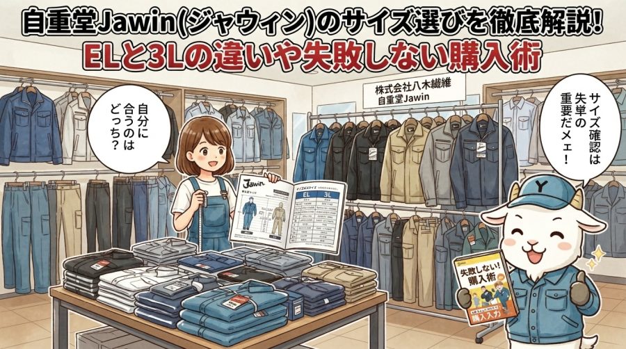 自重堂Jawin（ジャウィン）のサイズ選びを徹底解説！ELと3Lの違いや失敗しない購入術